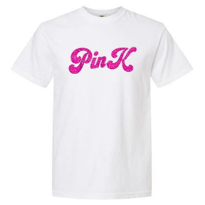 Pink Color Text For Summer Garment-Dyed Heavyweight T-Shirt