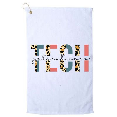 Patient Care Tech Leopard Patient Care Technician PCT Golf Towel