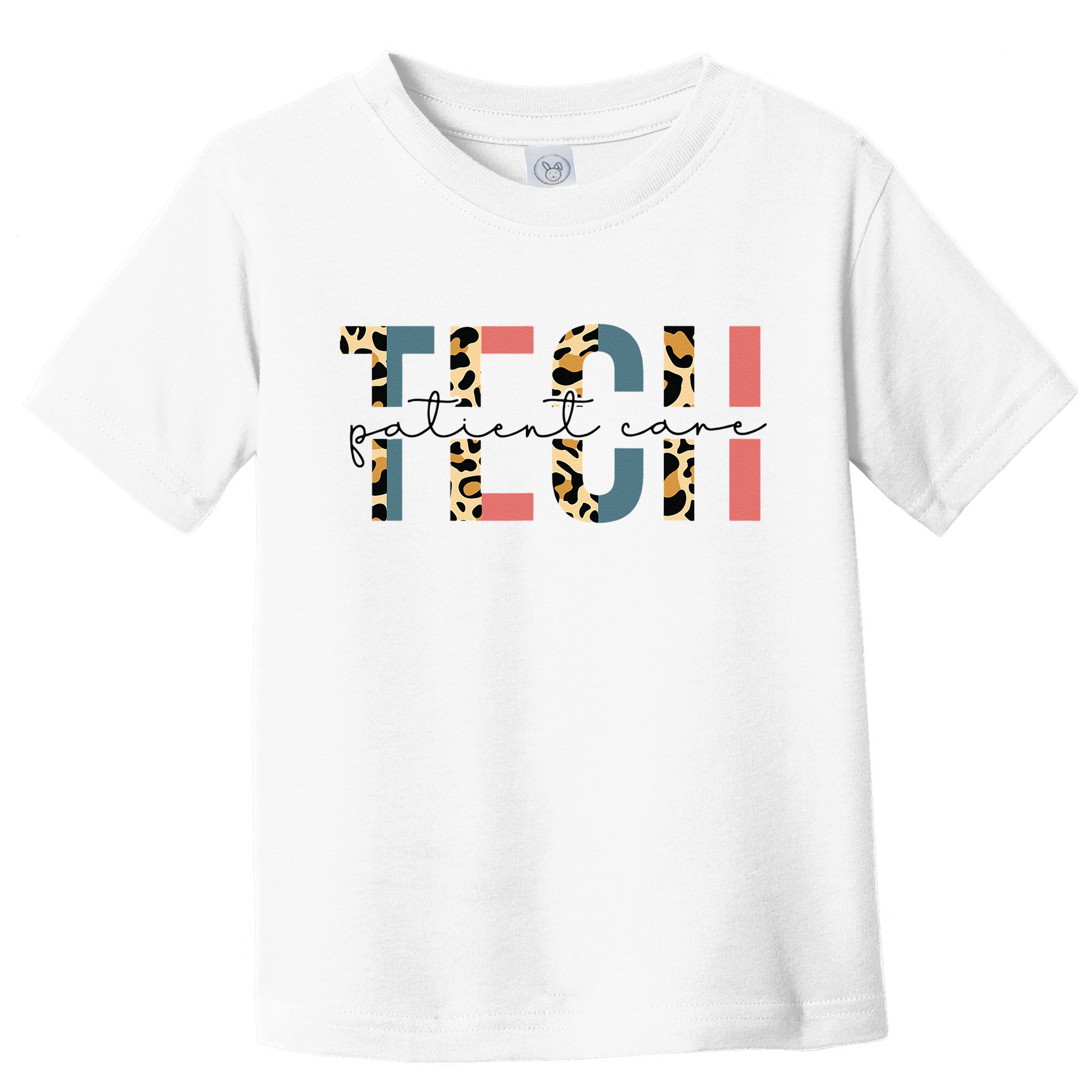 Patient Care Tech Leopard Patient Care Technician PCT Toddler T-Shirt