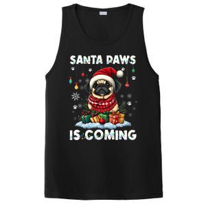 Pug Christmas Tree Lights Decorations Dog Lover Xmas Funny Gift Great Gift PosiCharge Competitor Tank