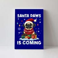 Pug Christmas Tree Lights Decorations Dog Lover Xmas Funny Gift Great Gift Canvas