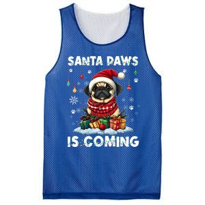 Pug Christmas Tree Lights Decorations Dog Lover Xmas Funny Gift Great Gift Mesh Reversible Basketball Jersey Tank