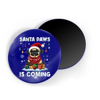 Pug Christmas Tree Lights Decorations Dog Lover Xmas Funny Gift Great Gift Magnet