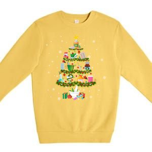 Pharmacy Christmas Tree Medication Pharmacist Fun Gift Idea Gift Premium Crewneck Sweatshirt