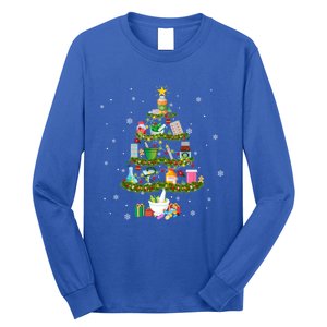 Pharmacy Christmas Tree Medication Pharmacist Fun Gift Idea Gift Long Sleeve Shirt