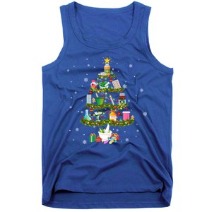 Pharmacy Christmas Tree Medication Pharmacist Fun Gift Idea Gift Tank Top