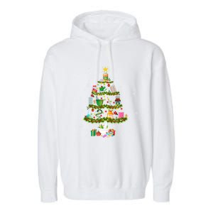 Pharmacy Christmas Tree Medication Pharmacist Fun Gift Idea Gift Garment-Dyed Fleece Hoodie