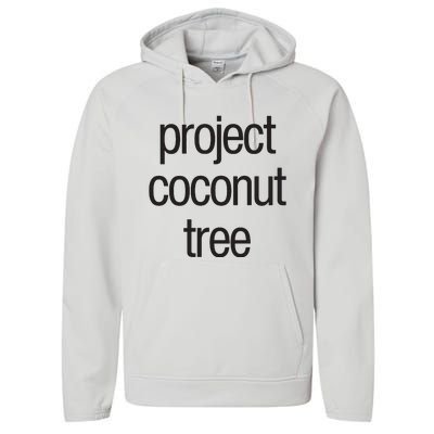 Project Coconut Tree Performance Fleece Hoodie