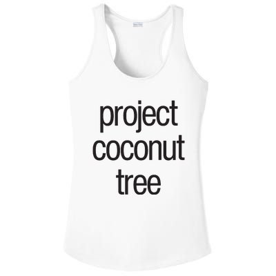 Project Coconut Tree Ladies PosiCharge Competitor Racerback Tank