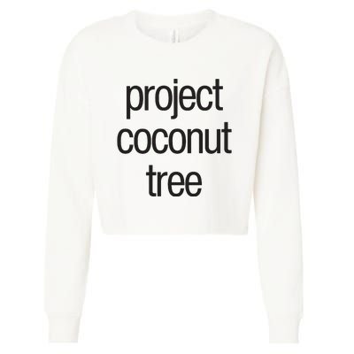 Project Coconut Tree Cropped Pullover Crew