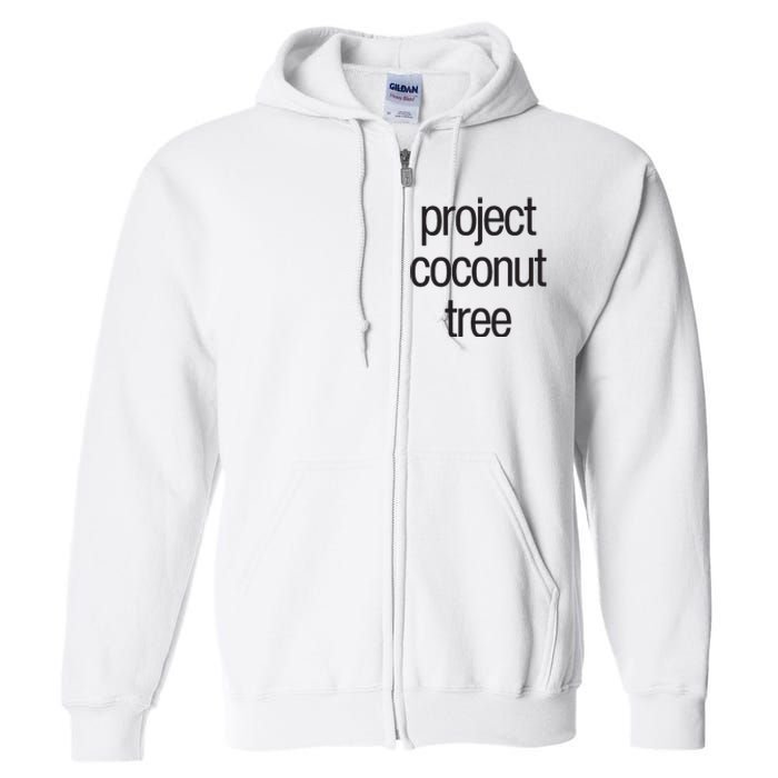 Project Coconut Tree Full Zip Hoodie