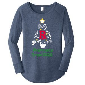 Pharmacy Christmas Tree Crew Gift Women's Perfect Tri Tunic Long Sleeve Shirt