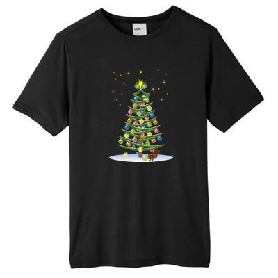 Pickleball Christmas Tree | Pickleball Holiday Gift | Christmas Tree | Holiday Tall Fusion ChromaSoft Performance T-Shirt