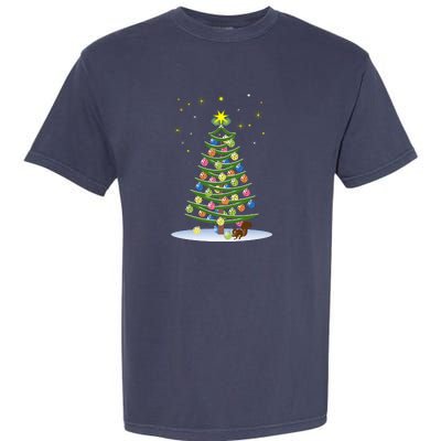 Pickleball Christmas Tree | Pickleball Holiday Gift | Christmas Tree | Holiday Garment-Dyed Heavyweight T-Shirt