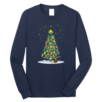 Pickleball Christmas Tree | Pickleball Holiday Gift | Christmas Tree | Holiday Long Sleeve Shirt