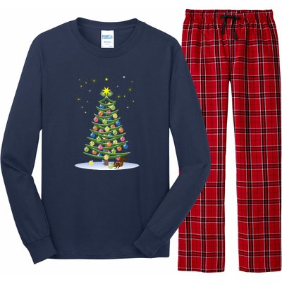 Pickleball Christmas Tree | Pickleball Holiday Gift | Christmas Tree | Holiday Long Sleeve Pajama Set