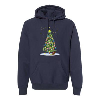 Pickleball Christmas Tree | Pickleball Holiday Gift | Christmas Tree | Holiday Premium Hoodie