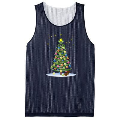 Pickleball Christmas Tree | Pickleball Holiday Gift | Christmas Tree | Holiday Mesh Reversible Basketball Jersey Tank