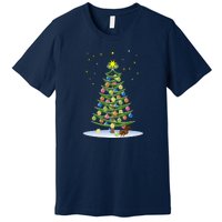 Pickleball Christmas Tree | Pickleball Holiday Gift | Christmas Tree | Holiday Premium T-Shirt