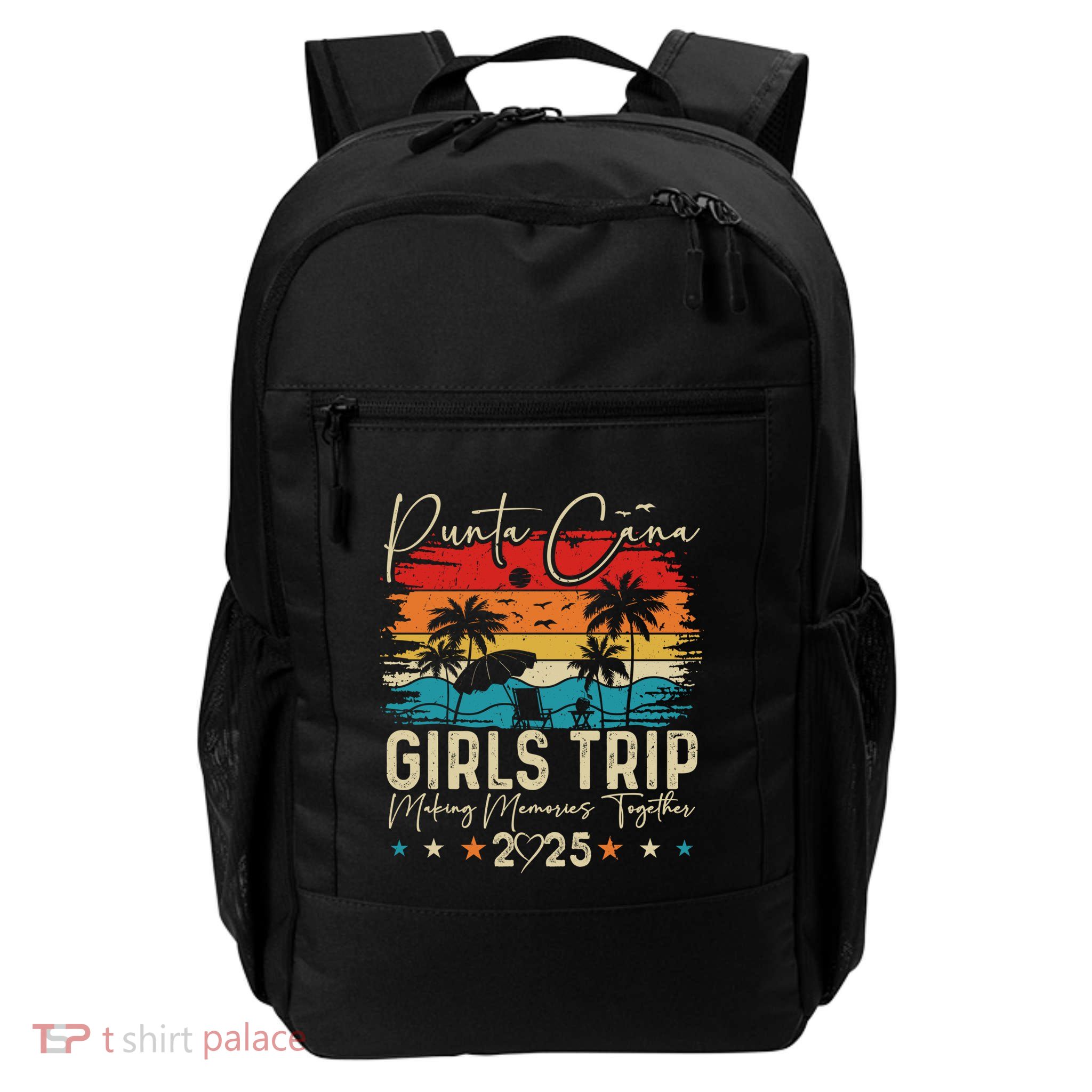 Punta Cana Trip 2025 Vacation Summer Matching Group Gift Backpack