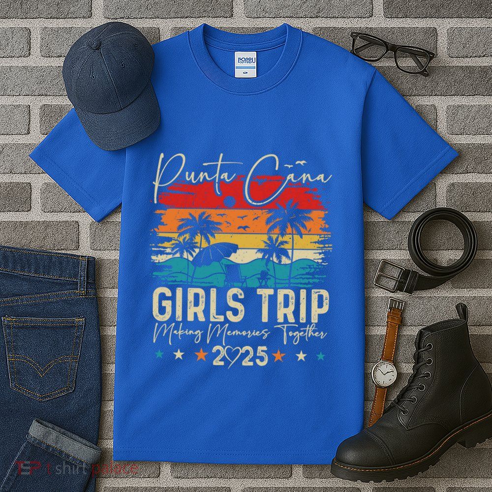 Punta Cana Trip 2025 Vacation Summer Matching Group Gift Tall T-Shirt