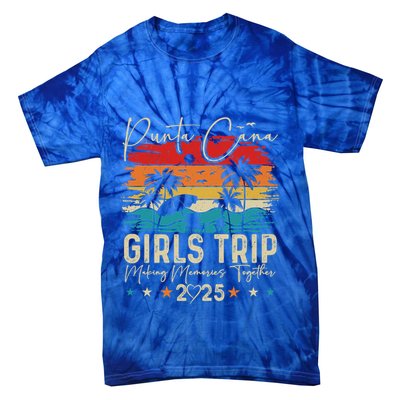 Punta Cana Trip 2025 Vacation Summer Matching Group Gift Tie-Dye T-Shirt