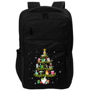 Pharmacy Christmas Tree Medication Pharmacist Fun Gift Idea Gift Impact Tech Backpack