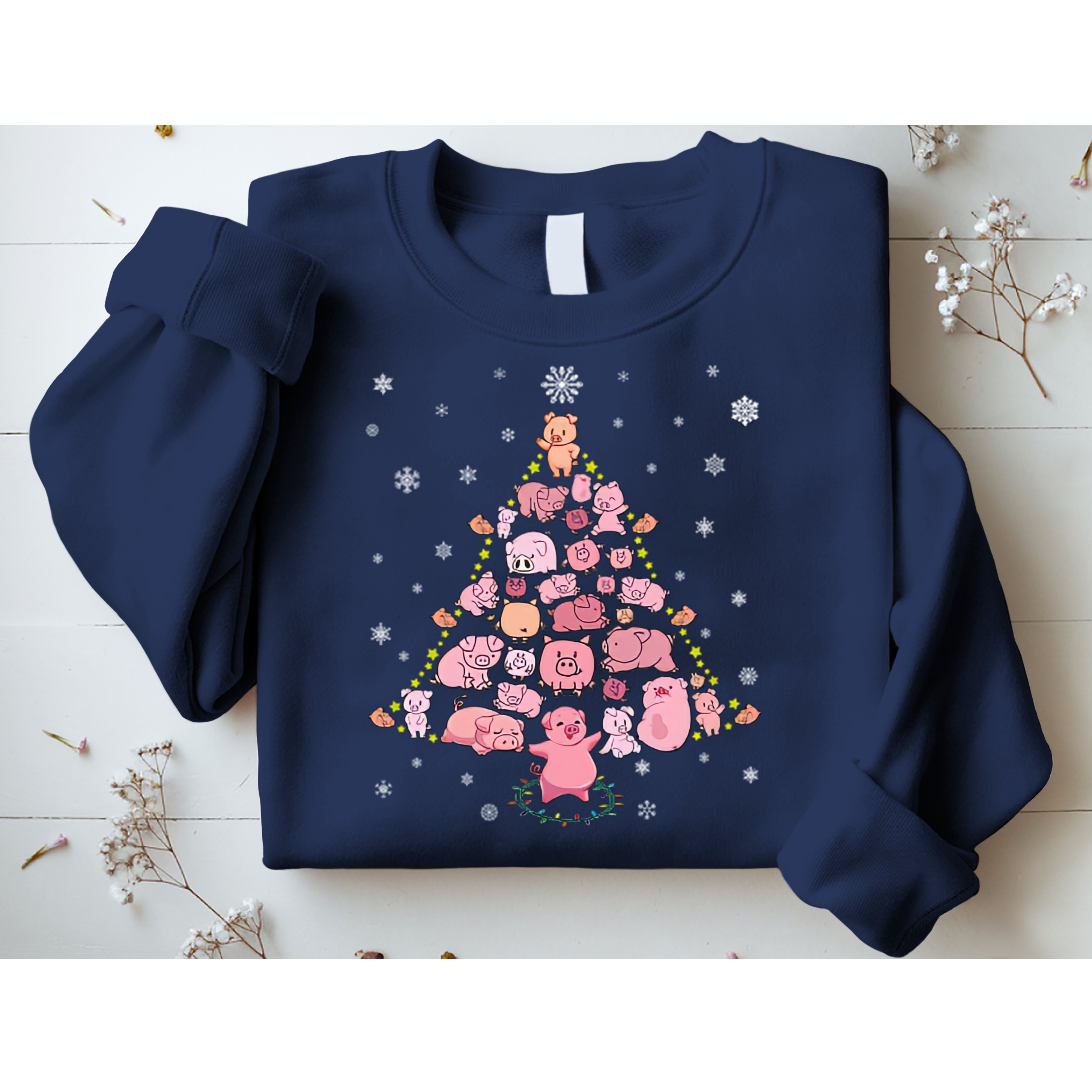 Pig Christmas Tree Sweatshirt