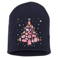 Pig Christmas Tree Short Acrylic Beanie