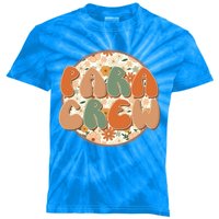 Para Crew Teacher Appreciation Wildflowers Retro Groovy 70S Great Gift Kids Tie-Dye T-Shirt