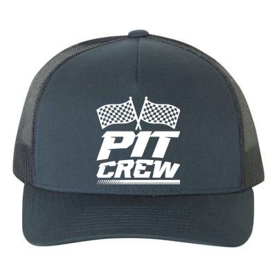 PIT CREW Track Racing Car Racing Lovers Family Matching Yupoong Adult 5-Panel Trucker Hat