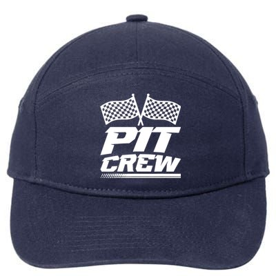 PIT CREW Track Racing Car Racing Lovers Family Matching 7-Panel Snapback Hat