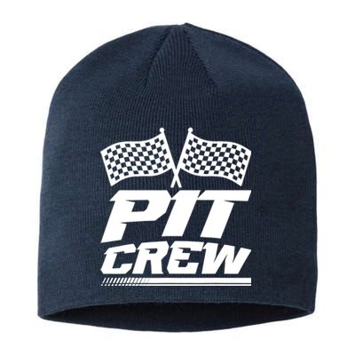 PIT CREW Track Racing Car Racing Lovers Family Matching Sustainable Beanie