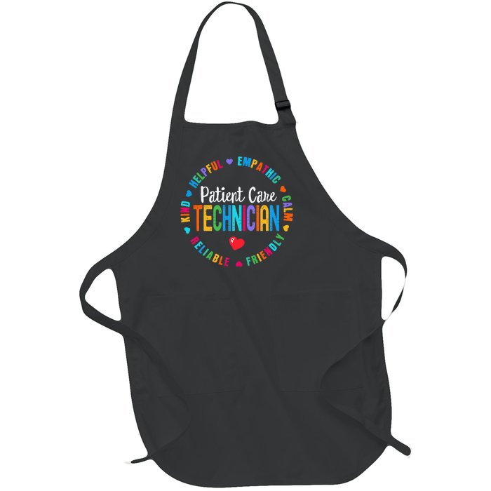 Patient Care Technician Appreciation Week healthcare workers Full-Length Apron With Pockets