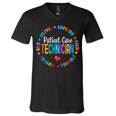 Patient Care Technician Appreciation Week healthcare workers V-Neck T-Shirt