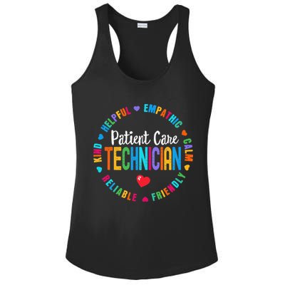 Patient Care Technician Appreciation Week healthcare workers Ladies PosiCharge Competitor Racerback Tank