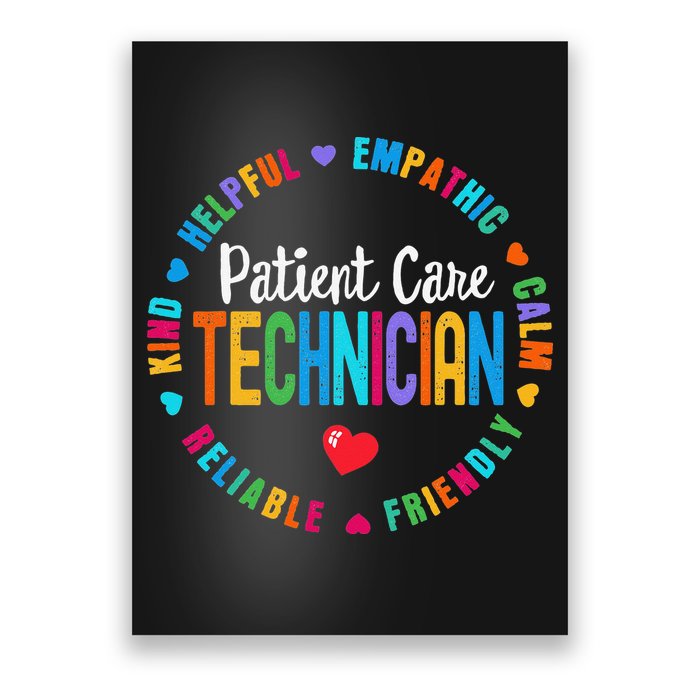 Patient Care Technician Appreciation Week healthcare workers Poster
