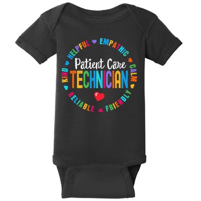 Patient Care Technician Appreciation Week healthcare workers Baby Bodysuit