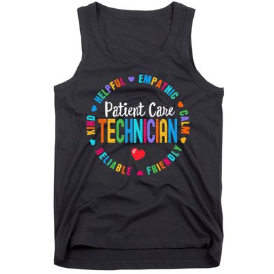 Patient Care Technician Appreciation Week healthcare workers Tank Top