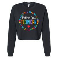 Patient Care Technician Appreciation Week healthcare workers Cropped Pullover Crew
