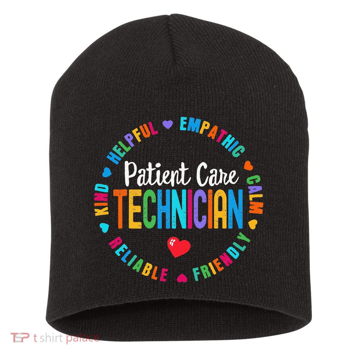 Patient Care Technician Appreciation Week healthcare workers Short Acrylic Beanie