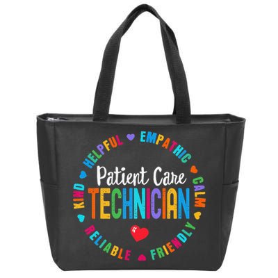 Patient Care Technician Appreciation Week healthcare workers Zip Tote Bag