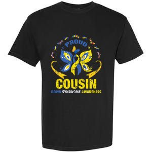 Proud Cousin T21 World Down Syndrome Awareness Da Garment-Dyed Heavyweight T-Shirt