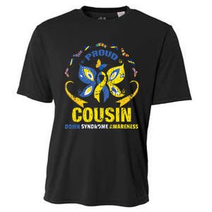 Proud Cousin T21 World Down Syndrome Awareness Da Cooling Performance Crew T-Shirt