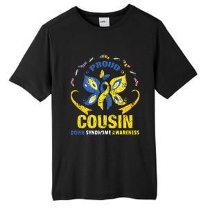 Proud Cousin T21 World Down Syndrome Awareness Da Tall Fusion ChromaSoft Performance T-Shirt