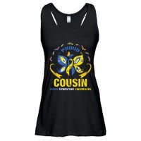 Proud Cousin T21 World Down Syndrome Awareness Da Ladies Essential Flowy Tank