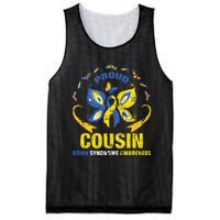 Proud Cousin T21 World Down Syndrome Awareness Da Mesh Reversible Basketball Jersey Tank