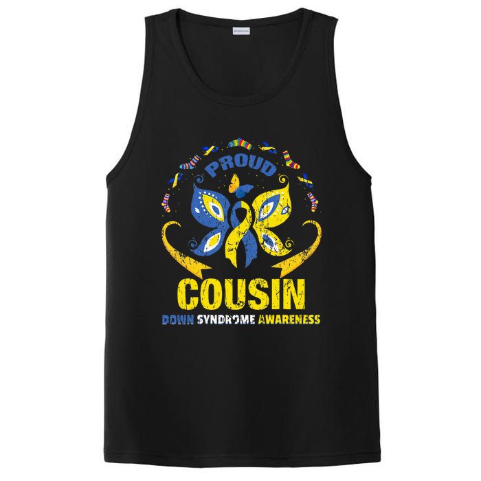 Proud Cousin T21 World Down Syndrome Awareness Da PosiCharge Competitor Tank