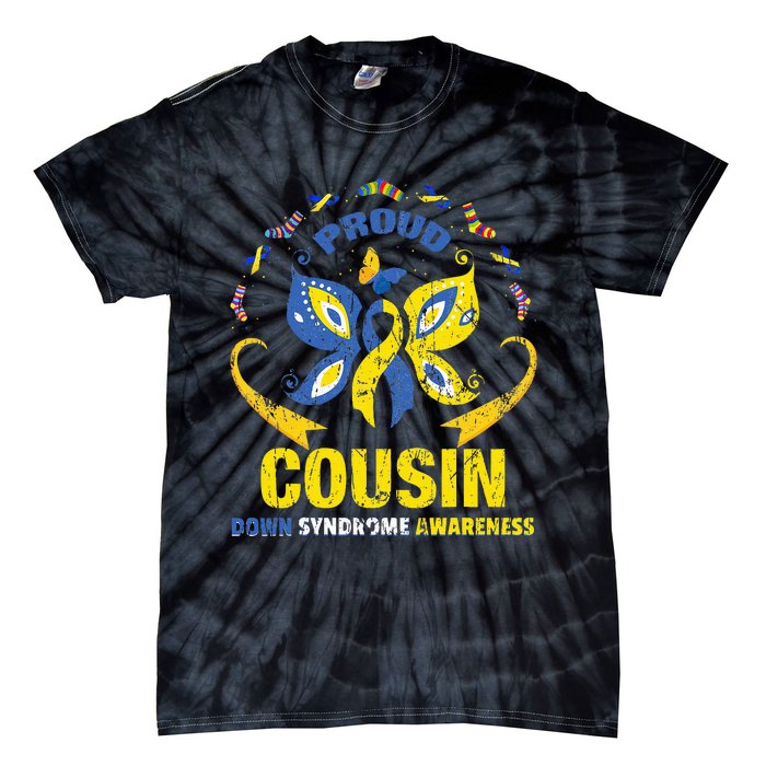 Proud Cousin T21 World Down Syndrome Awareness Da Tie-Dye T-Shirt