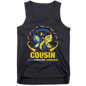 Proud Cousin T21 World Down Syndrome Awareness Da Tank Top